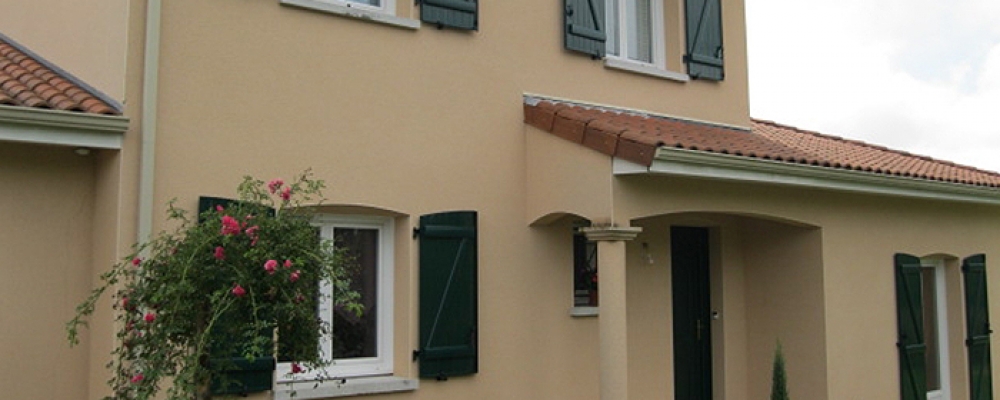 MISTRAL vert 6005 sur pavillon à étage